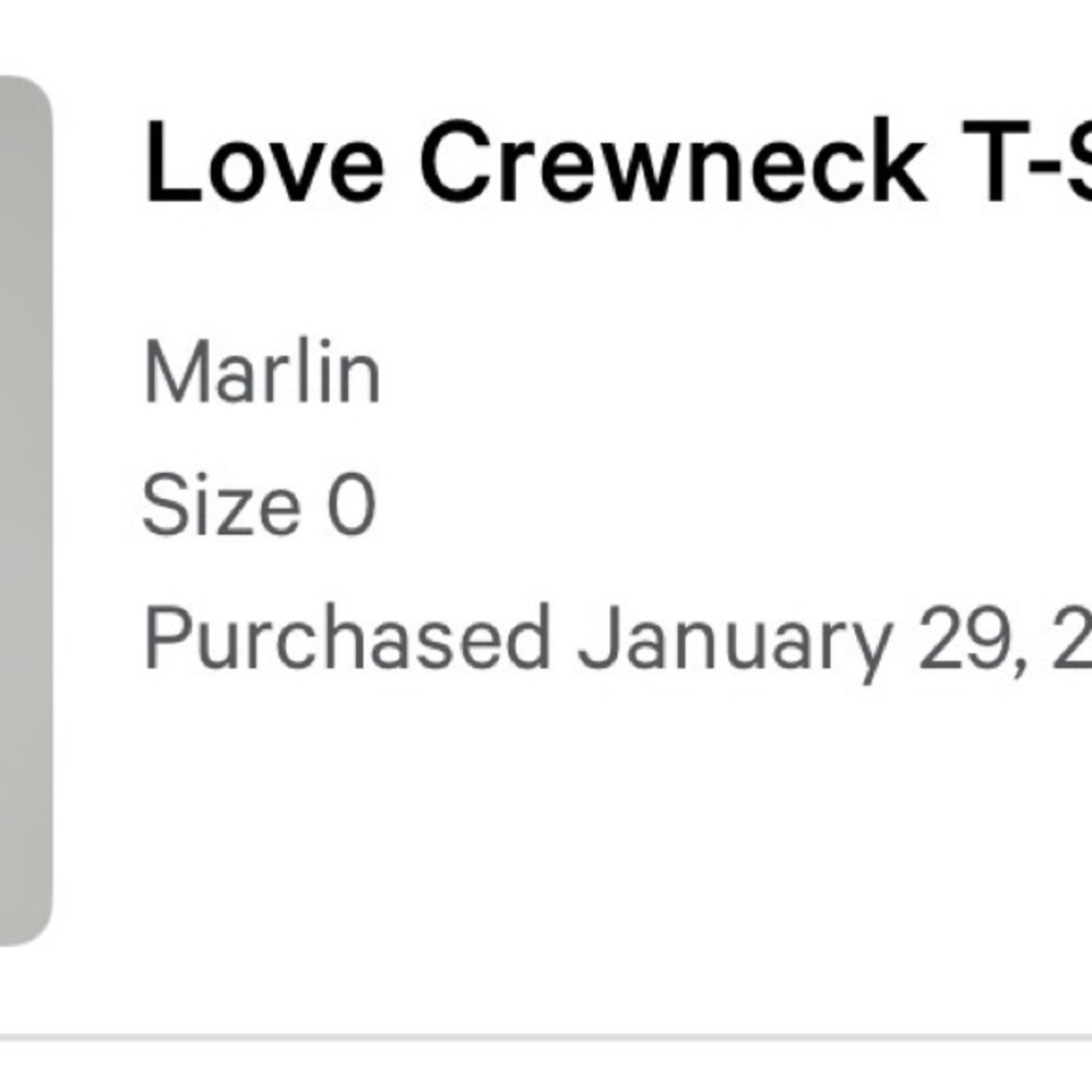 Lululemon Love Crew Neck Size 0 - Picture 2 of 5